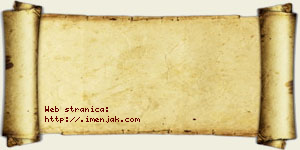 Isidora Stjepanović vizit kartica